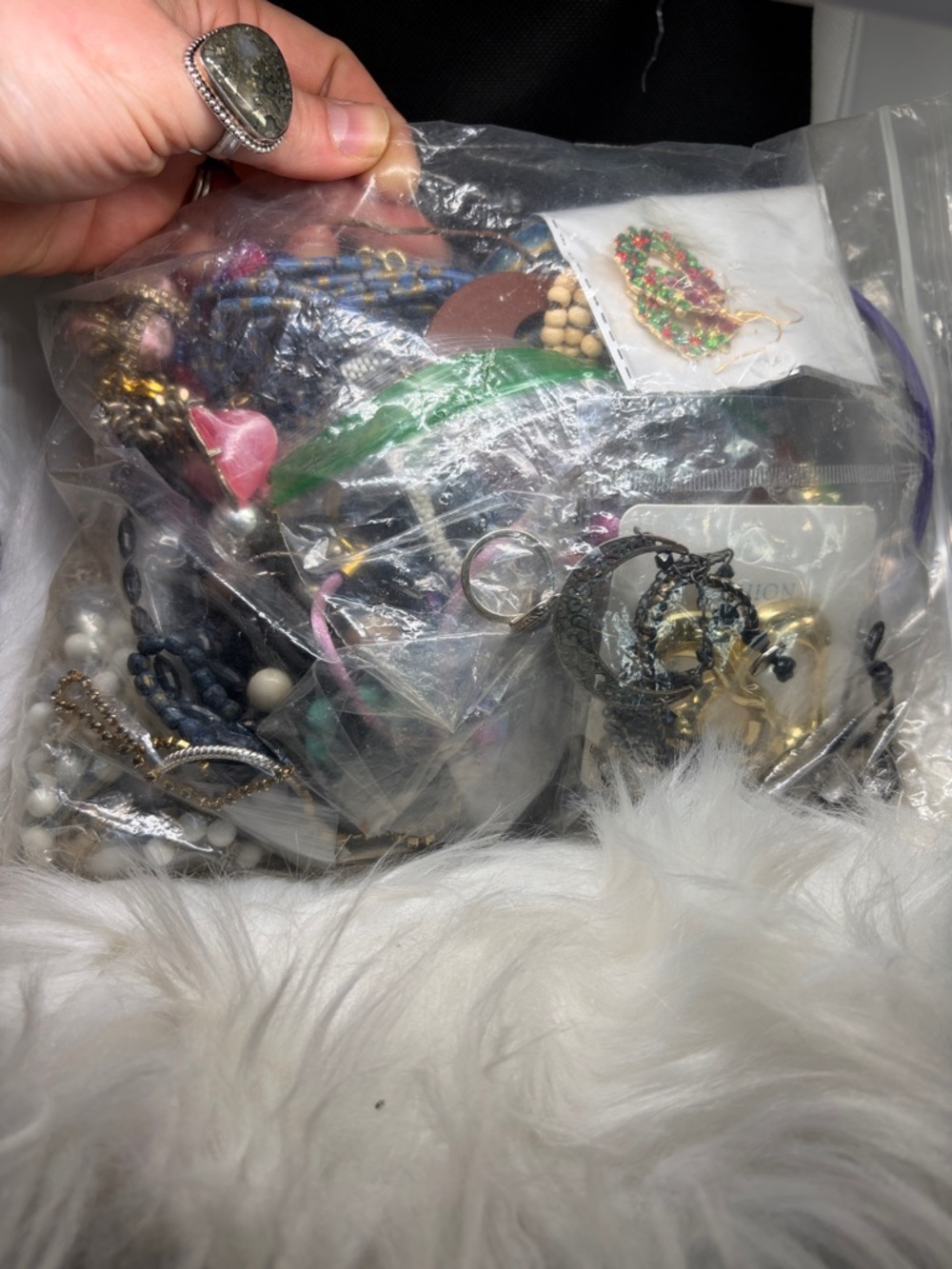 Mystery Crafters Jewelry Lot- 2lbs- vintage estate to brand new